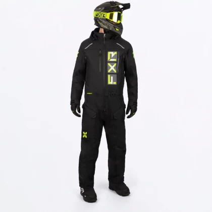 Combinezon Snowmobil FXR RACING RECRUIT F.A.S.T. · Negru / Galben-Fluo  - 0