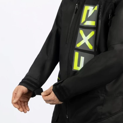 Combinezon Snowmobil FXR RACING RECRUIT F.A.S.T. · Negru / Galben-Fluo  - 3