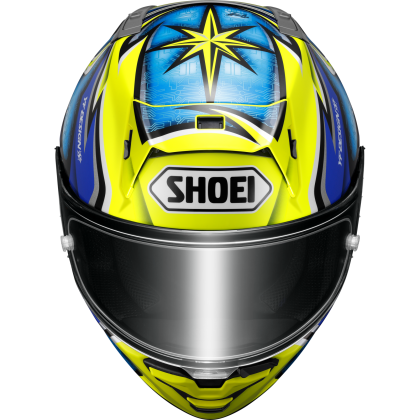 Cască Moto Integrală SHOEI X-SPR PRO Daijiro TC-3 · Galben / Albastru  - 2