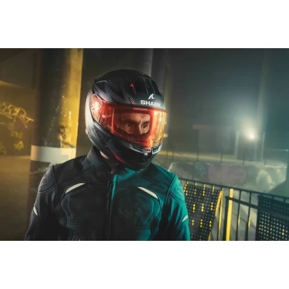 Cască Moto Integrală SHARK D-SKWAL 3 FIRSTLAP Mat · Negru / Albastru / Roșu  - 3