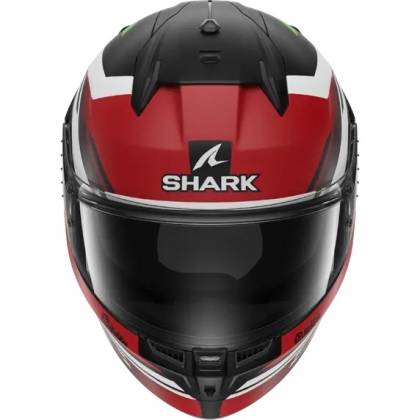 Cască Moto Integrală SHARK D-SKWAL 3 FIRSTLAP Mat · Negru / Roșu / Verde  - 2