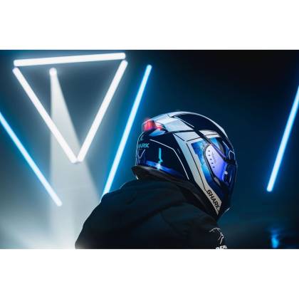 Cască Moto Integrală SHARK SKWAL i3 DARK SHADOW cu Lumini de Frână · Negru Mat  - 3