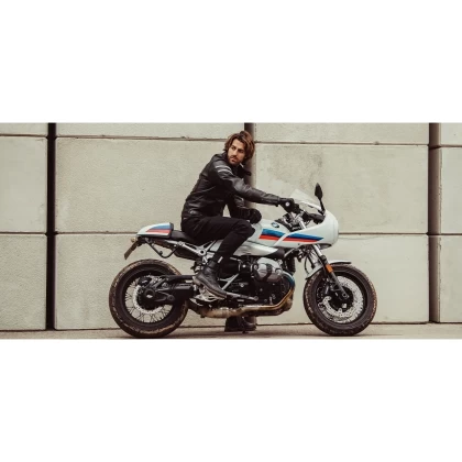 Ghete Moto din Piele REVIT Portland · Negru  - 7