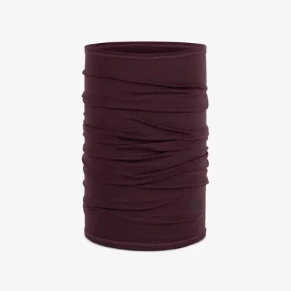 Bandană Tubulară Multifunctională BUFF ORIGINAL LIGHTWEIGHT MERINO WOOL SOLID GARNET 