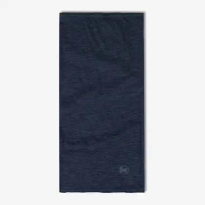 Bandană Tubulară Multifunctională BUFF ORIGINAL LIGHTWEIGHT MERINO WOOL SOLID NIGHT BLUE · Albastru  - 1