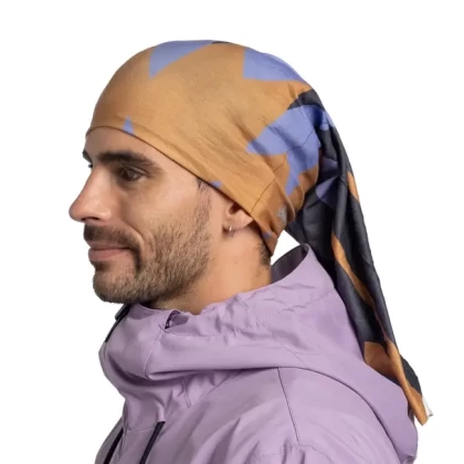 Bandană Tubulară Multifunctională BUFF ORIGINAL ECOSTRETCH DAXY MULTI · Gri / Mov / Galben  - 4