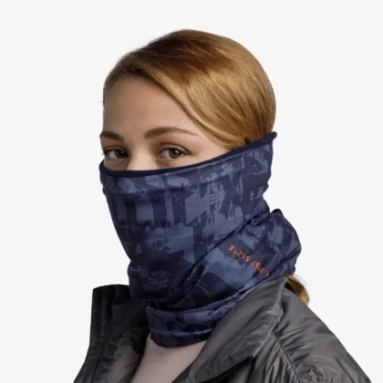 Bandană Tubulară Multifuncțională BUFF ORIGINAL REVERSIBLE POLAR GON DENIM · Albastru  - 3