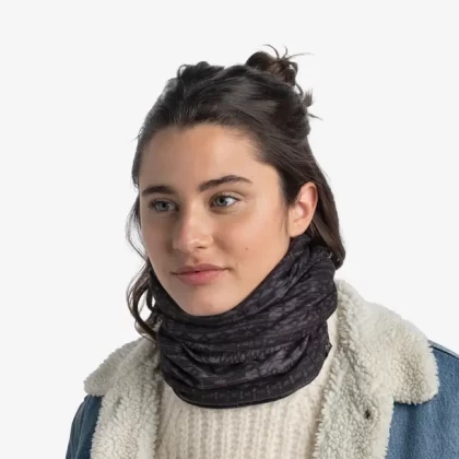 Bandană Tubulară Multifuncțională BUFF ORIGINAL REVERSIBLE POLAR URID BLACK · Negru  - 6