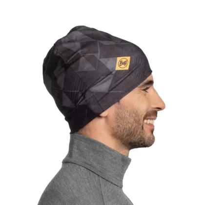 Căciulă BUFF ORIGINAL ECOSTRETCH REVERSIBLE MICOR GRAPHITE · Negru / Gri  - 5