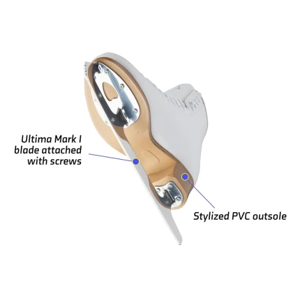 Patine Artistice Fete JACKSON CLASSIC JC201 · Alb  - 3