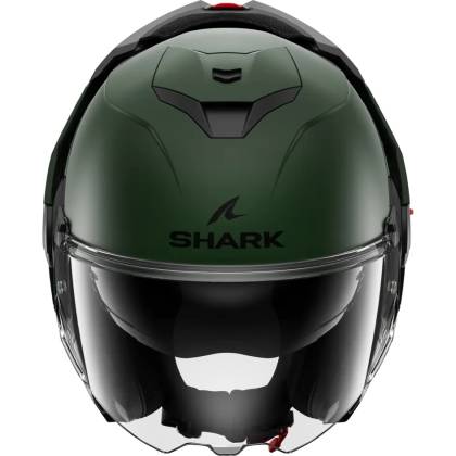 Cască Moto Modulară SHARK OXO · Verde Mat  - 3