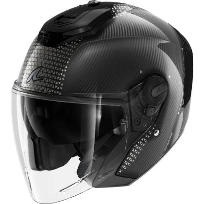 Cască Moto Open Face SHARK RS JET CARBON IKONIK · Negru  - 0