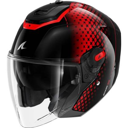 Cască Moto Open Face SHARK RS JET STRIDE · Negru / Roșu / Antracit  - 0