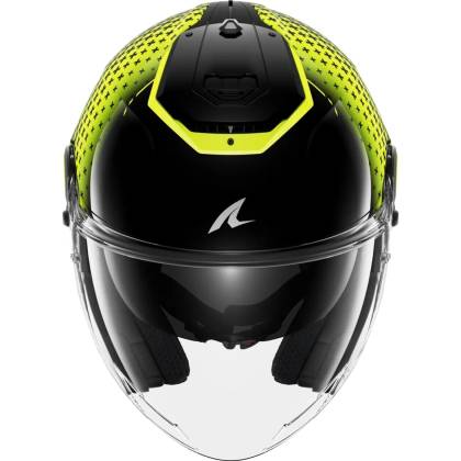 Cască Moto Open Face SHARK RS JET STRIDE · Negru / Galben / Argintiu  - 2