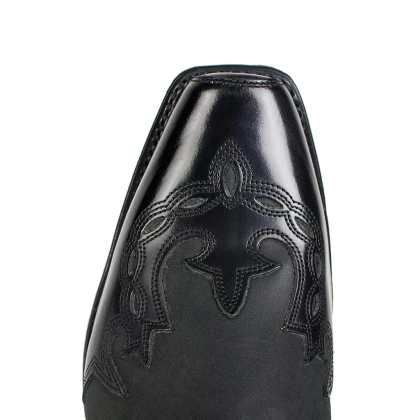 Cizme Cowboy Unisex din Piele Naturală SENDRA BOOTS 7862 58 SETA SPRINTER NEGRO · Negru  - 4
