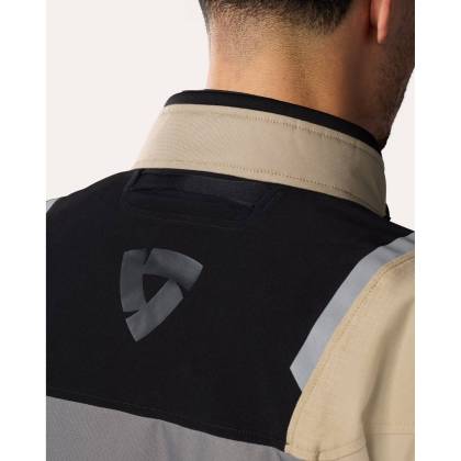 Geacă Moto din Textil REVIT OFFTRACK 2 H2O · Nisipiu / Gri  - 8