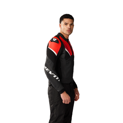 Geacă Moto din Piele REVIT AUTOMATE · Negru / Gri  - 4