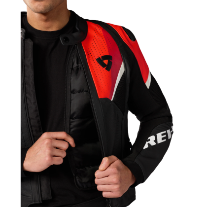 Geacă Moto din Piele REVIT AUTOMATE · Negru / Gri  - 8