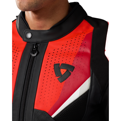 Geacă Moto din Piele REVIT AUTOMATE · Negru / Gri  - 5