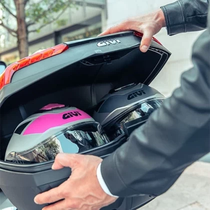 Geantă Moto Topcase GIVI E46NT Riviera Monolock 46L · Negru  - 4