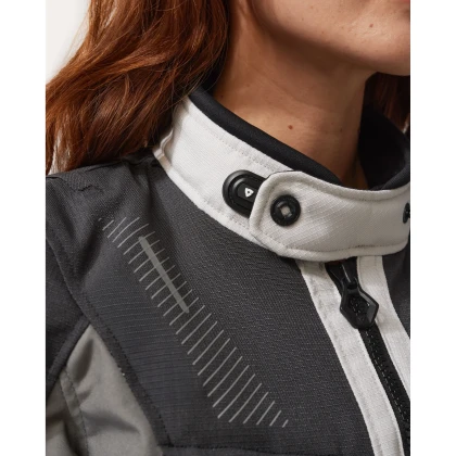 Geacă Moto Damă Touring din Textil REVIT SAND 5 H2O LADIES · Nisipiu / Albastru  - 5