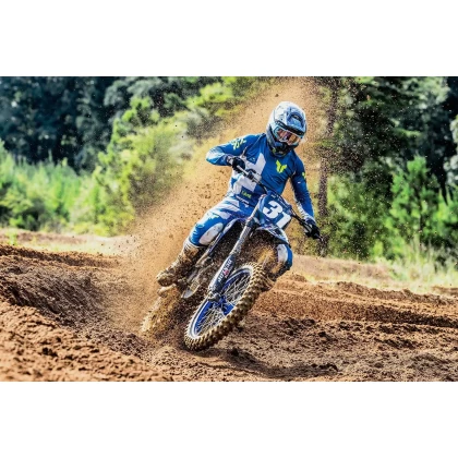 Tricou Enduro - Cross THOR LAUNCHMODE Forge · Albastru / Gri / Galben-Fluo  - 3