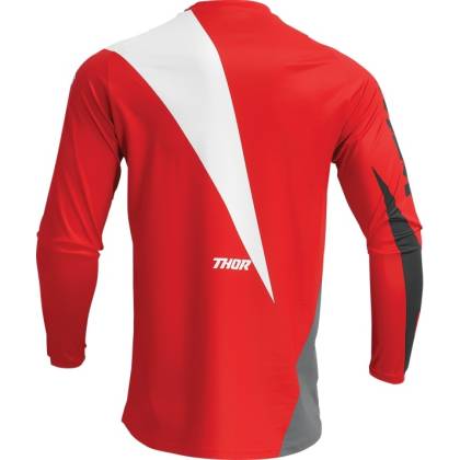 Tricou Enduro – Cross THOR SECTOR EDGE 2023 · Roșu / Alb  - 1