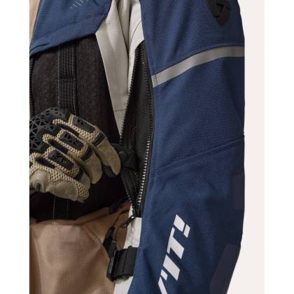 Geacă Moto Touring din Textil REVIT SAND 5 H2O · Argintiu / Antracit  - 4