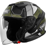 Cască Moto Open Face SHOEI J-CRUISE 3 WHIZZY TC-11 · Verde / Negru / Alb / Gri