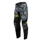 Pantaloni Enduro - Cross THOR YOUTH SECTOR DIGI CAMO · Negru / Gri / Verde-Fluo