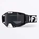 Ochelari Snowmobil FXR RACING PILOT · Negru / Alb