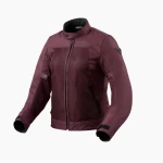 Geacă Moto Damă de Vară din Textil REVIT ECLIPSE 2 LADIES · Visiniu