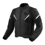 Geacă Moto din Piele REVIT AUTOMATE · Negru