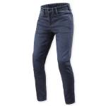 Blugi Moto din Denim Cordura REVIT Kai Skinny Fit L32 · Albastru