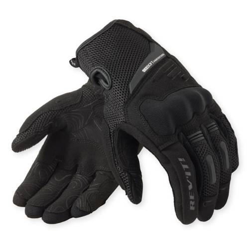 Mănuși Moto Damă de Vară din Textil REVIT Cavern Ladies · Negru 
