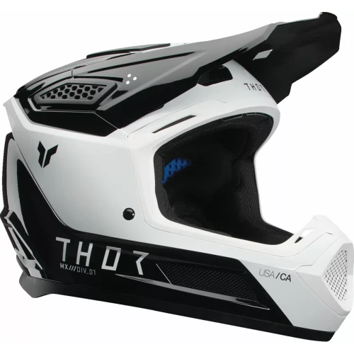Cască Enduro - Cross THOR FLEET STORM · Negru / Alb 