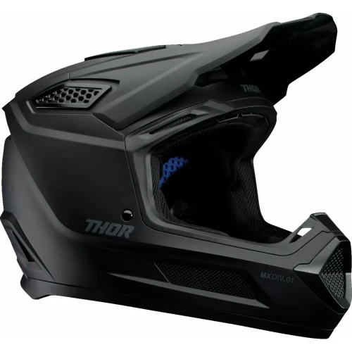Cască Enduro - Cross Copii THOR FLEET BLACKOUT · Negru 