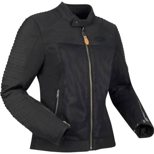 Geacă Moto Damă de Vară din Textil SEGURA DIKINSON · Negru 