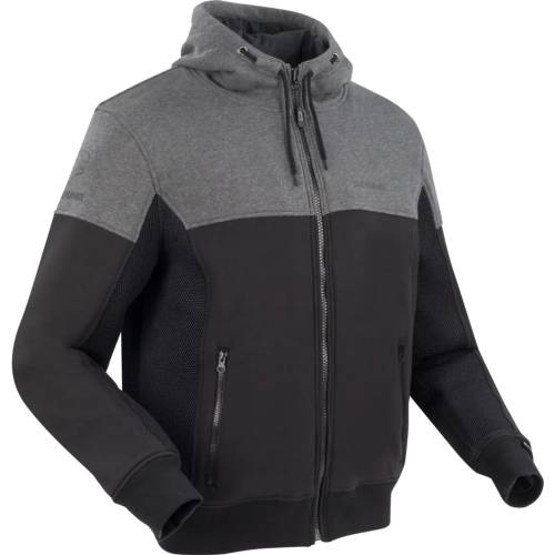 Hanorac Moto BERING HOODIZ VENTED · Negru / Gri 