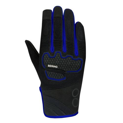 Mănuși Moto din Textil BERING BREEZE · Negru / Albastru 