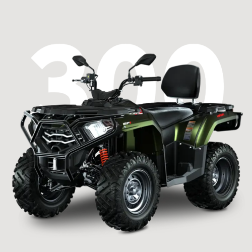 ATV LONCIN XWOLF 300, 271cc, 23 CP, 16.8 kW, 2WD, T3b · Verde 