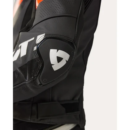 Geacă Moto din Piele și Textil REVIT Quantum 3 Pro · Negru / Albastru  - 4