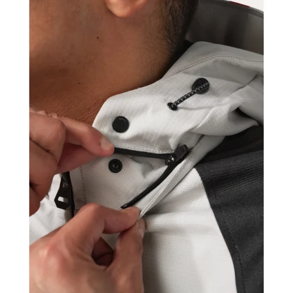 Geacă Moto din Textil REVIT QUANTUM 3 H2O · Negru / Roșu  - 9