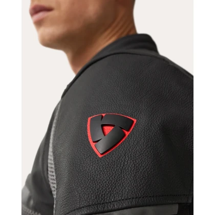 Geacă Moto de Vară din Piele și Textil REVIT Swiftblade · Negru / Albastru  - 6