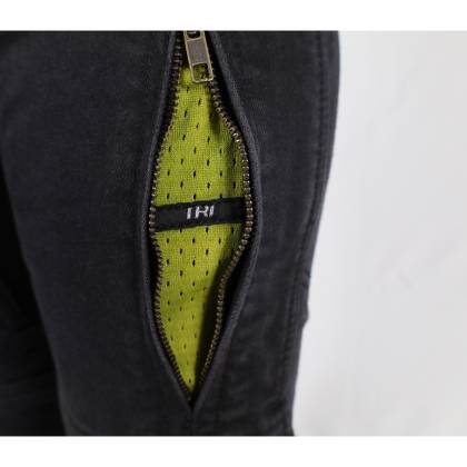 Blugi Moto Slim Fit TRILOBITE 25608 PARADO DOUBLELAYER AAA · Negru  - 4