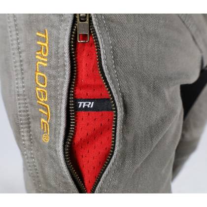 Blugi Moto Slim Fit TRILOBITE 25608 PARADO DOUBLELAYER AAA · Gri  - 6