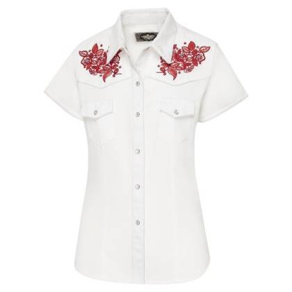 Cămașă Cowboy de Damă WILD WEST Summer · Alb  - 0