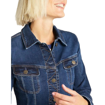 Geacă de Blugi Damă Wild West Lee Dark Hunt L541MOHW · Albastru  - 5
