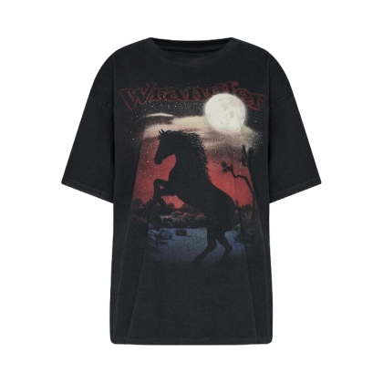 Tricou Casual WILD WEST Wrangler Americana Faded 