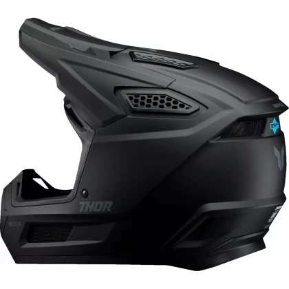 Cască Enduro - Cross THOR FLEET BLACKOUT · Negru  - 2
